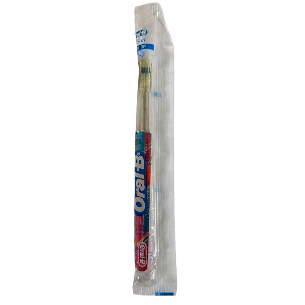 Vintage Oral B Indicator Toothbrush Ski Sealed Sport II 35 Soft Made In USA